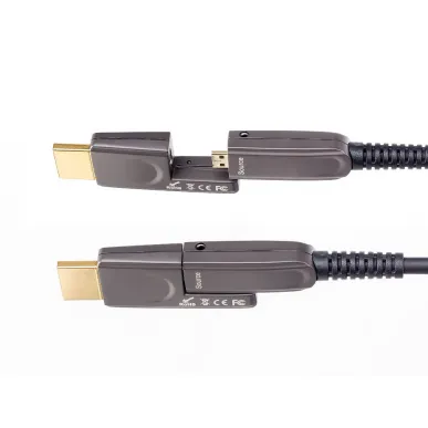 Оптический HDMI кабель Exzellenz Profi HDMI2.0 optical fiber cable 18Gbps,Typ D>A, 20.0 m